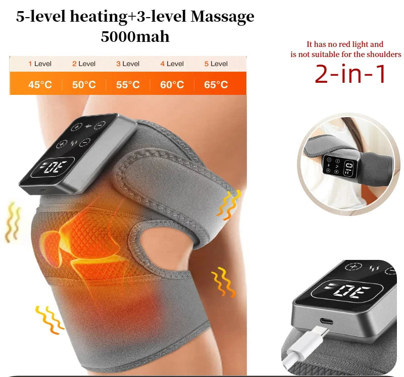 KneeProo Premuim Knee Massager 3 in 1 Shoulder Knee Elbow Heating Massage