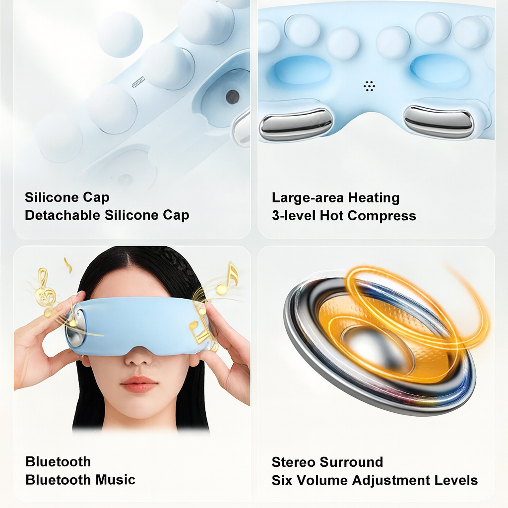 Steam Warm Spa Eye Massager